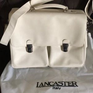 Beautiful never used Lancaster Italy brief case!